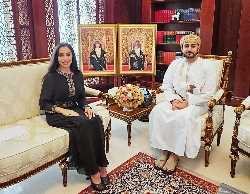 Leyla Aliyeva meets with Crown Prince of Oman [PHOTOS]
