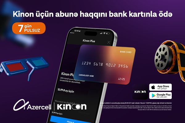 Azercell expands payment options for Kinon App with bank card integration