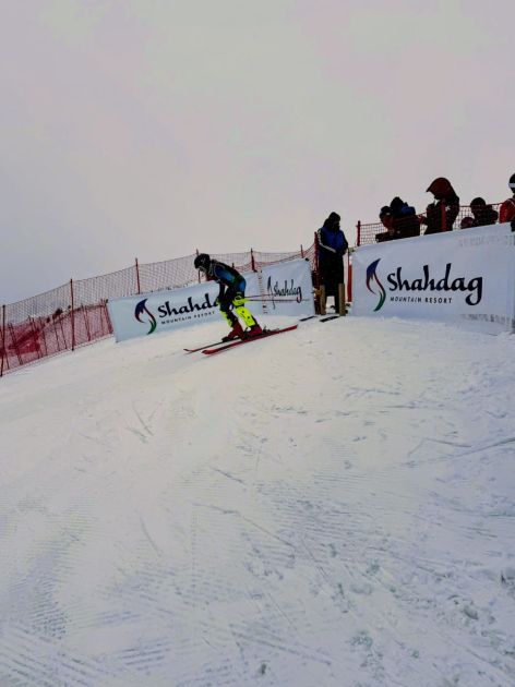 Azerbaijan Open slalom finals held at Shahdag as international skiers compete [PHOTOS]