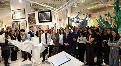 “Geyser” contemporary art exhibition opens in Baku within “Oil Boom Smiles at Everyone” festival [PHOTOS]