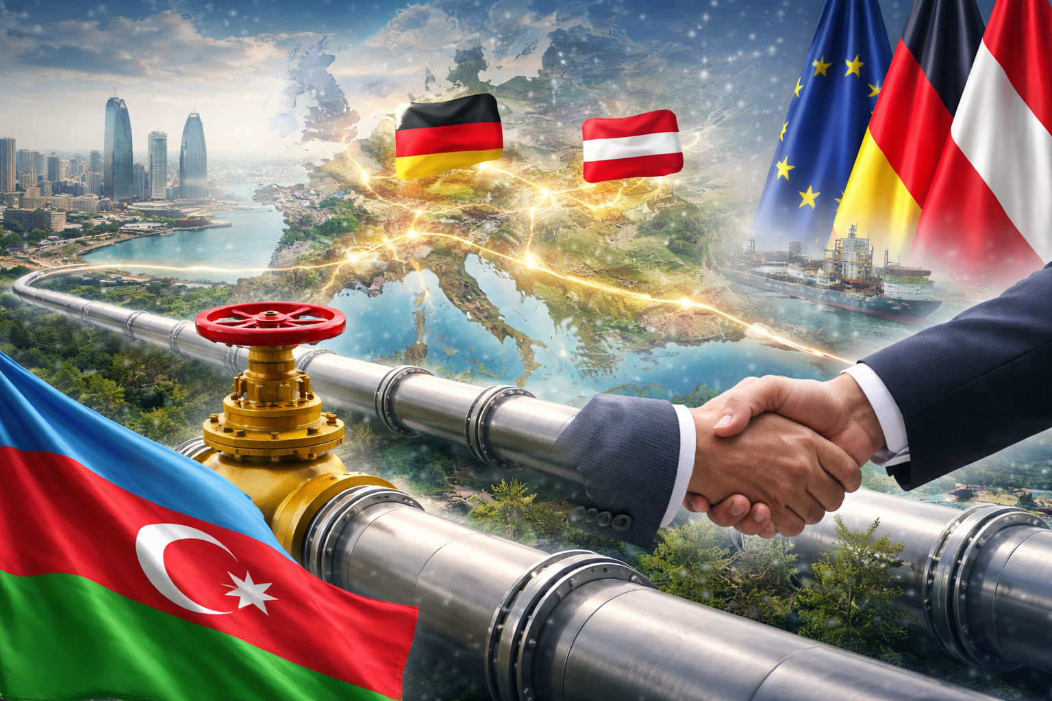 Azerbaijan growing gas exports to Germany and Austria win for economy and diplomacy
