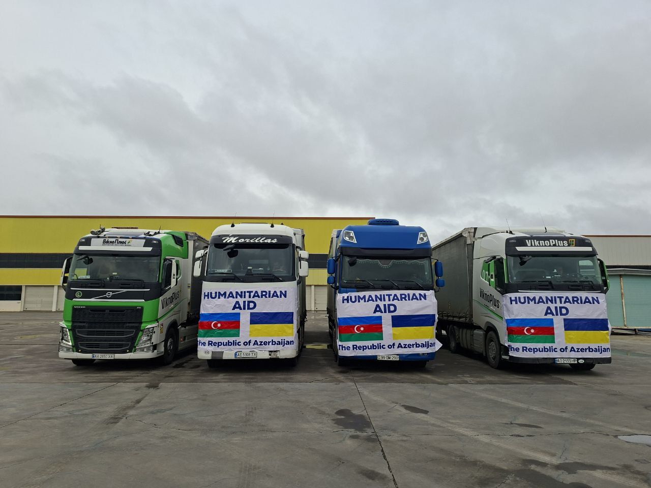 Azerbaijan sends new humanitarian shipment of electrical equipment to Ukraine [PHOTOS]