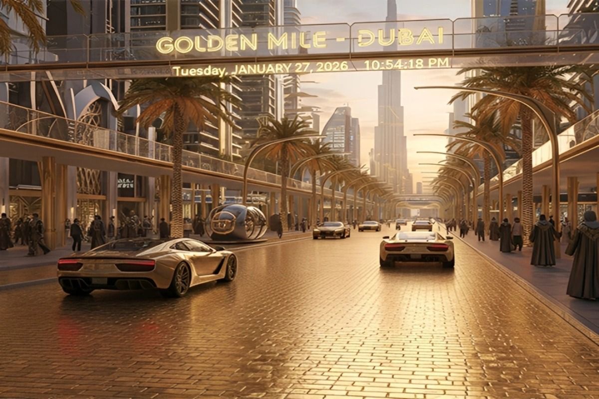 Dubai to get road paved with gold