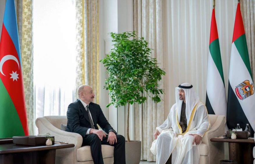 President Ilham Aliyev met with President of the United Arab Emirates in Abu Dhabi [PHOTOS]
