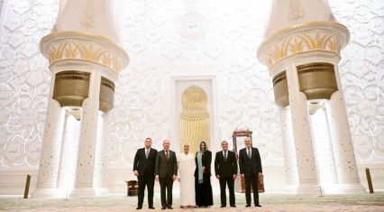 Leyla Aliyeva visits Sheikh Zayed Mosque in Abu Dhabi [PHOTOS]