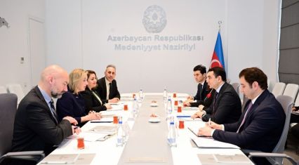 Azerbaijan's Culture Minister holds talks with U.S. and Italian diplomats [PHOTOS]