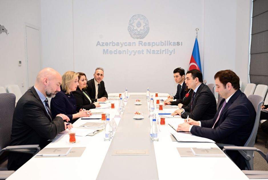 Azerbaijan's Culture Minister holds talks with U.S. and Italian diplomats
