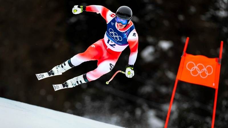 Swiss skier Von Allmen claims Olympic downhill gold
