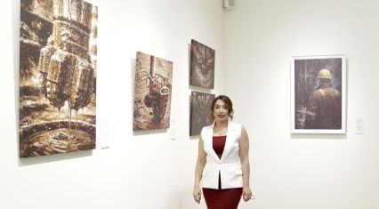 D'Art Gallery unveils 'Heritage of Oil' exhibition, reflecting country's rich oil history [PHOTOS]