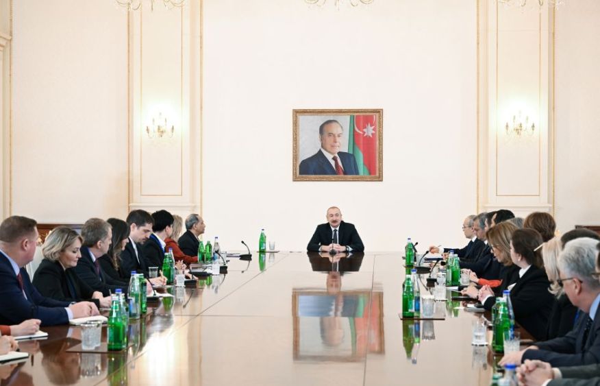President Ilham Aliyev receives delegation of the U.S. Chamber of Commerce [PHOTOS/VIDEO]