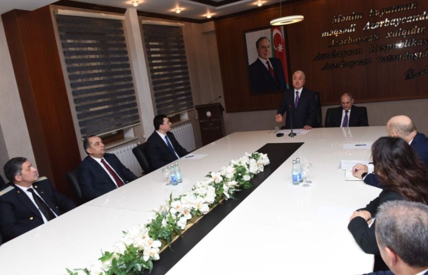 New head of Nasimi district introduced to staff [PHOTOS]