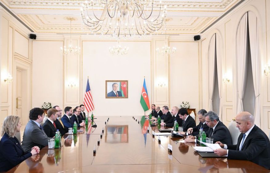 President Ilham Aliyev holds expanded meeting with U.S. Vice President JD Vance