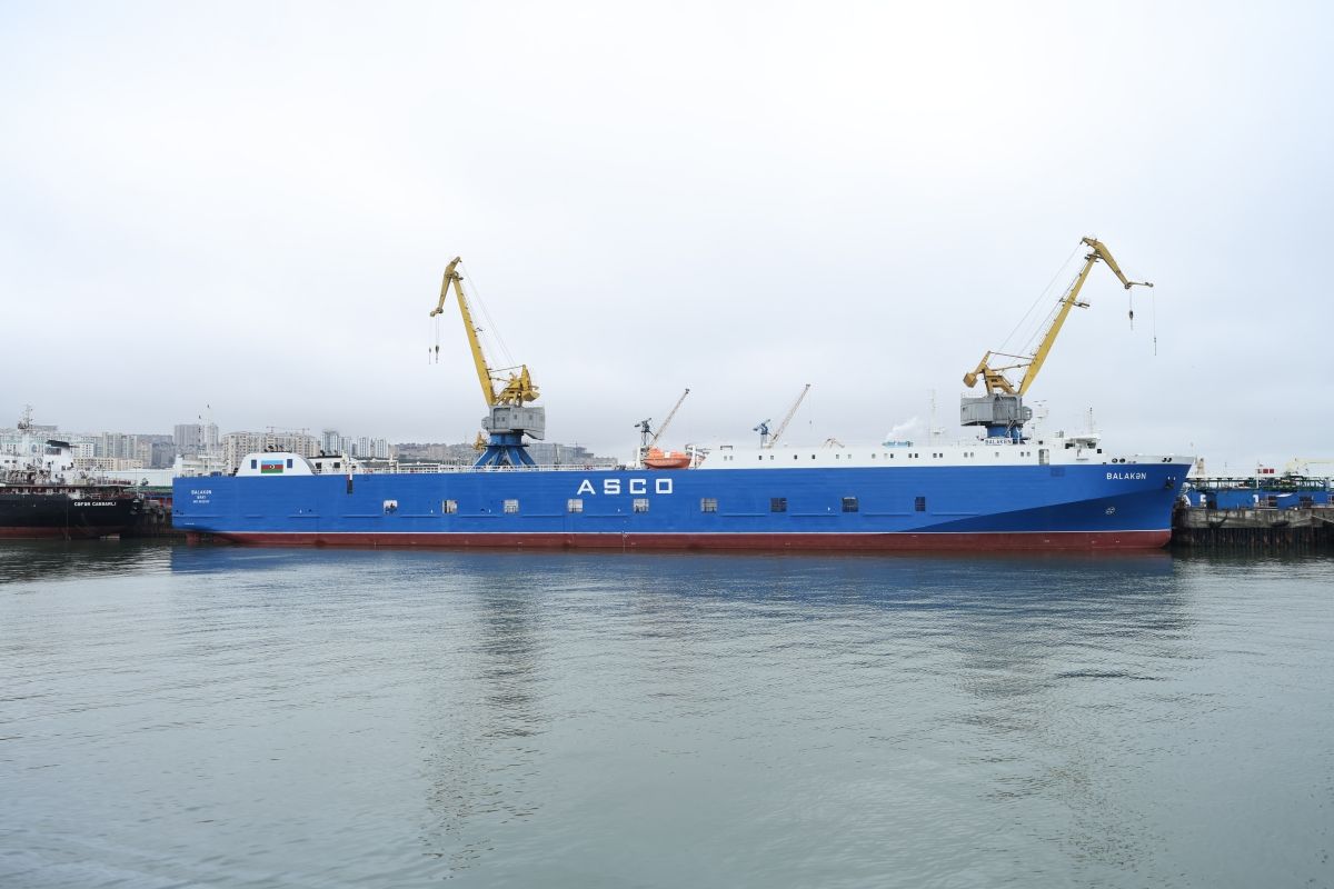 ASCO’s “Balakən” ferry returns to service after major overhaul, sets sail for Kazakhstan