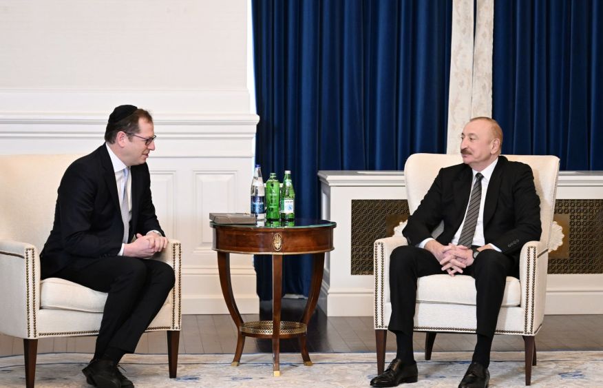 President Ilham Aliyev meets with CEO of American Israel Public Affairs Committee and other senior staff in Washington [PHOTO/VIDEO]