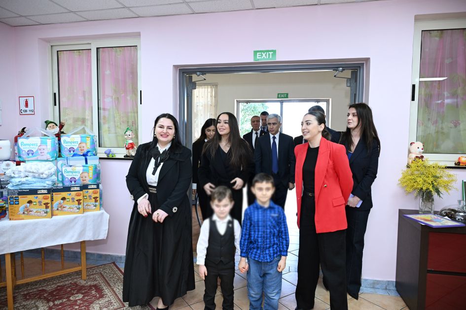 Leyla Aliyeva visits 'Hannah and Rosafa' orphanage, Mother Teresa University Hospital Center in Tirana [PHOTOS]