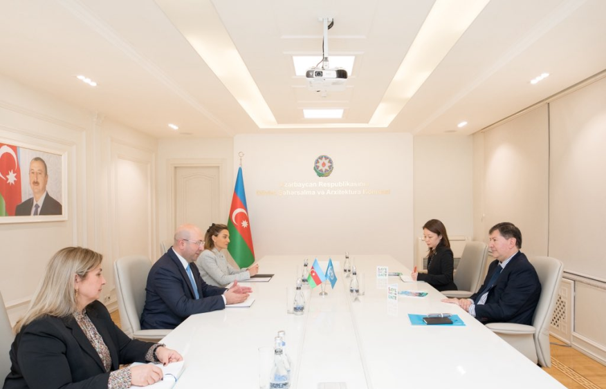 Urban Planning Chief meets new UN Representative in Azerbaijan