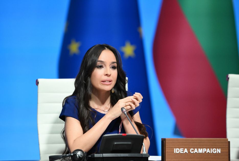 Leyla Aliyeva addresses Green Energy Projects session [PHOTOS]