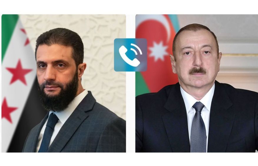 Transitional President of Syria makes phone call to President Ilham Aliyev