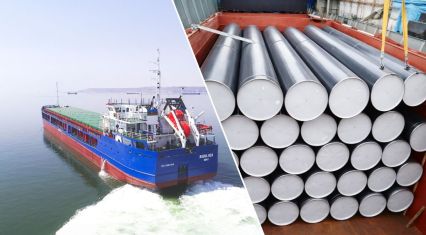 ASCO ships begin transporting pipes for TAPI gas pipeline project