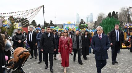 Alena Aliyeva visits Novruz fair [PHOTOS]