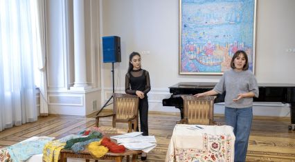 National Art Museum holds master class on traditional Uzbek embroidery [PHOTOS]