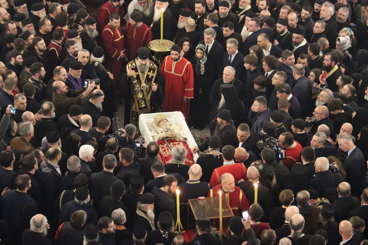 Azerbaijan delegation attends funeral of Georgian Patriarch Ilia II
