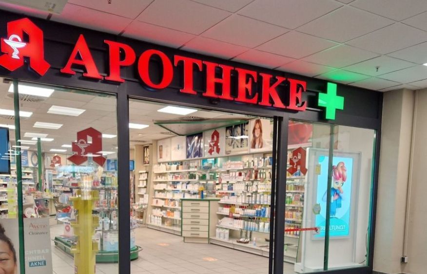 German pharmaceutical industry holds protest