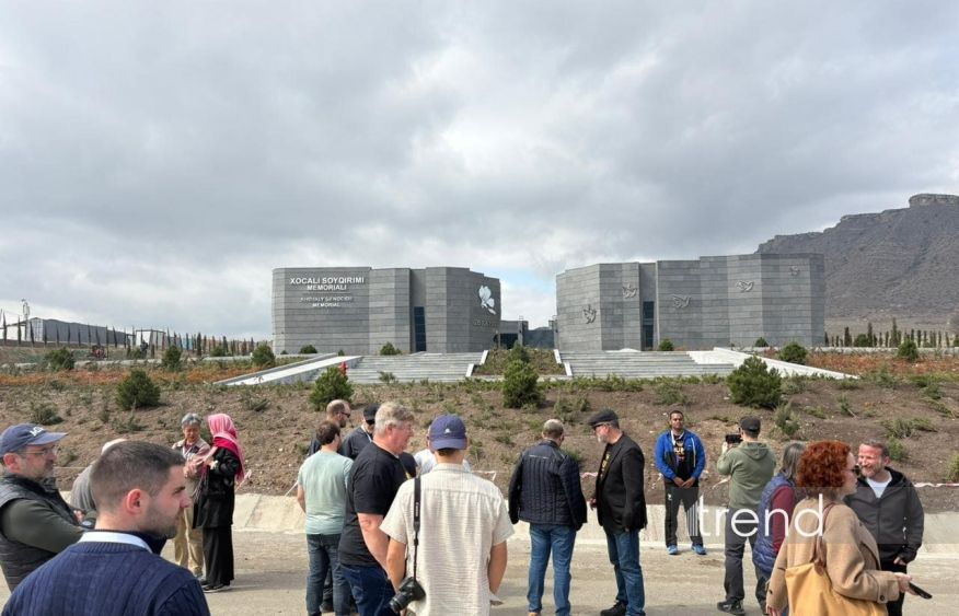 International travelers visit Khojaly Genocide Memorial [PHOTOS]