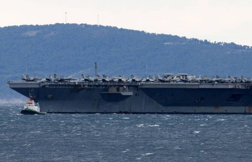 US carrier Gerald R. Ford arrives in Croatia for repairs
