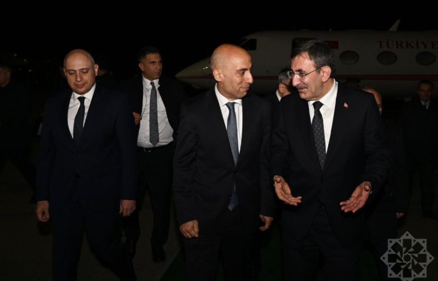 Turkish Vice President Cevdet Yılmaz arrives in Azerbaijan [PHOTO]