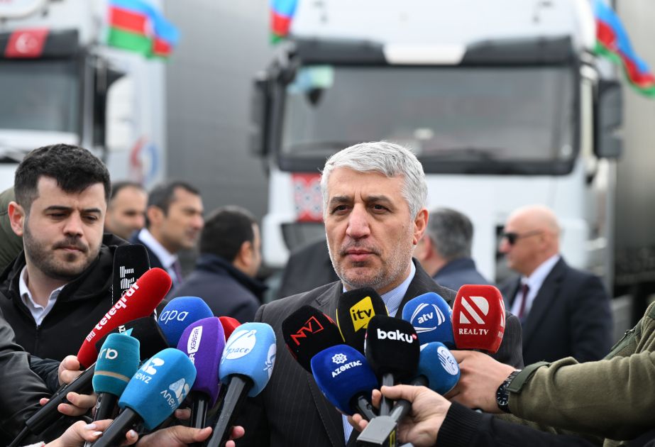 Iran Ambassador praises Azerbaijan’s solidarity as third aid convoy arrives