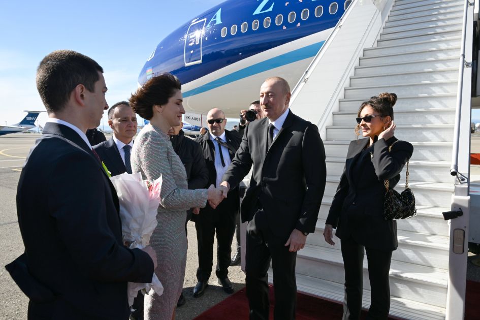 President Ilham Aliyev arrives in Georgia on state visit [PHOTOS/VIDEO]