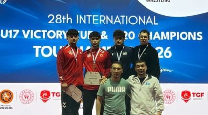 Azerbaijani wrestlers win six medals at Victory Cup