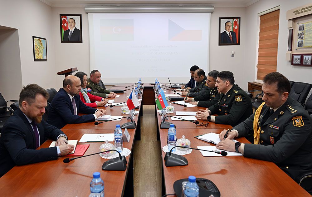 Azerbaijan and Czech Republic sign bilateral military cooperation plan