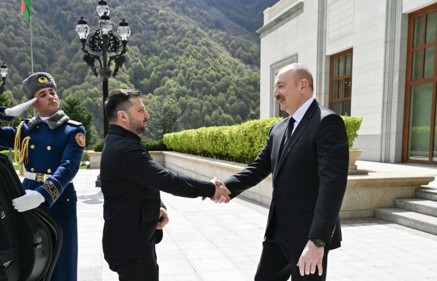 President of Azerbaijan Ilham Aliyev held one-on-one and expanded meetings with President of Ukraine in Gabala [PHOTOS/VIDEO]