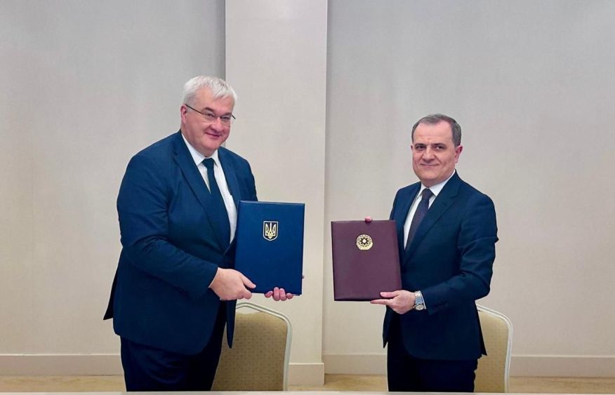Azerbaijan, Ukraine FMs discuss expanding cooperation during high-level talks [PHOTOS]
