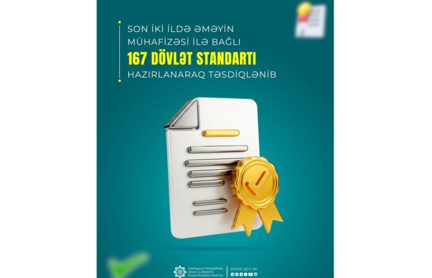 Azerbaijan plans 60 more state standards to boost workplace safety