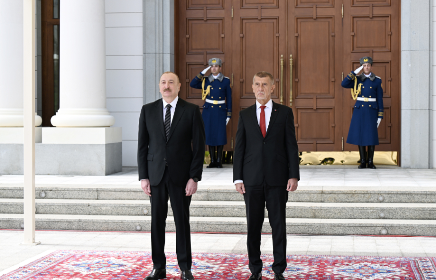 Official welcome ceremony held for Prime Minister of the Czech Republic Andrej Babiš in Gabala [PHOTOS]