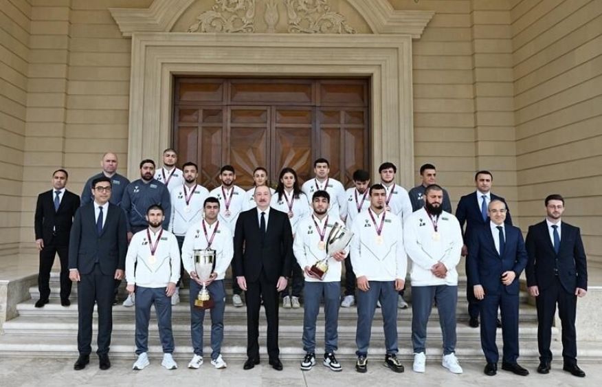 Azerbaijani wrestlers once again demonstrated that they are first in Europe, says President Aliyev