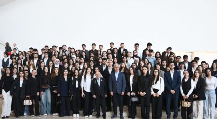 Heydar Aliyev Center hosts meeting with young people on ‘Heydar Aliyev and Creative Legacy of Omar Eldarov [PHOTOS]