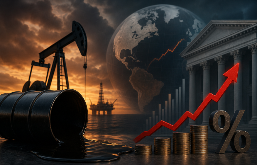 Oil prices near $100 trigger global shift back to interest rate hikes