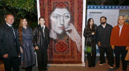 Leyla Aliyeva and Arzu Aliyeva visit International Carpet Festival [PHOTOS]