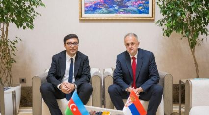Baku, Belgrade strengthen sports cooperation [PHOTOS]