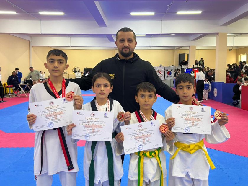 National taekwondo team wins medals at Georgian Liga Open [PHOTOS]