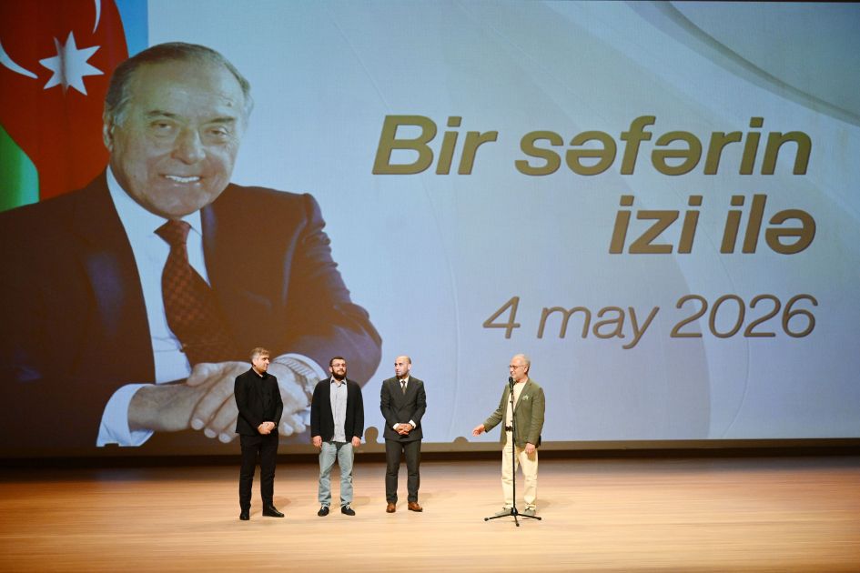 Documentary about National Leader show at Heydar Aliyev Center