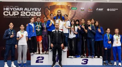 Azerbaijan's U-17 girls boxing team ranks first at Heydar Aliyev Cup 2026