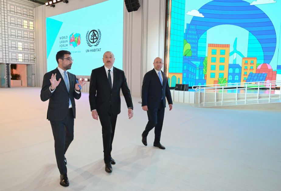 Footage shared of President Ilham Aliyev reviewing WUF13 preparations on social media [VIDEO]