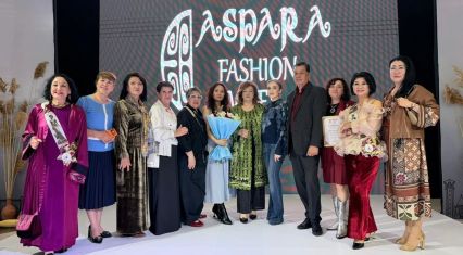 Gulnara Khalilova successfully presents her eco-collection at Aspara Fashion Week [PHOTOS]