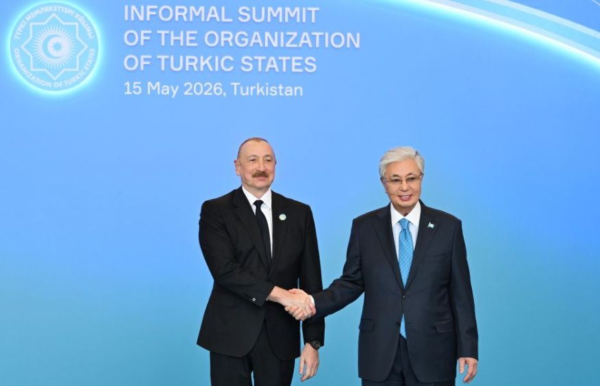 President Ilham Aliyev is attending OTS Informal Summit in Turkistan [PHOTOS]