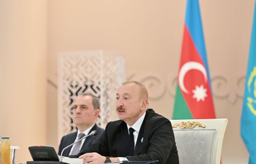 President of Azerbaijan: Trans-Caspian fiber-optic cable line is planned to become operational in the coming months